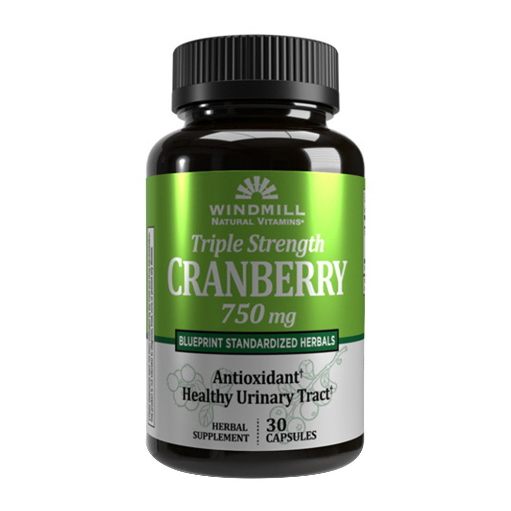 Windmill Vitamins Cranberry 750 Mg Capsules, 30 Ea
